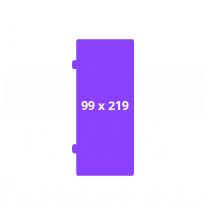 Katalog 1/3 A4 pokončen 99x219 mm, odprt format 198x210 mm