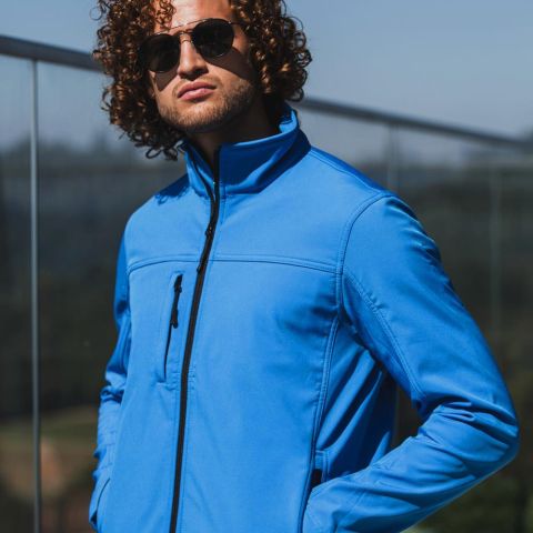 MOŠKA KLASIČNA SOFTSHELL JAKNA EM601