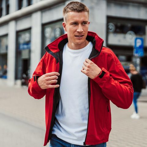 MOŠKA ŠPORTNA SOFTSHELL JAKNA EM602