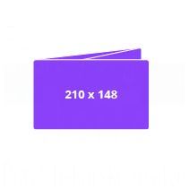 Zloženka 3 x A5: 442x210 mm, zaprt 210x148 mm - C zgib ležeče