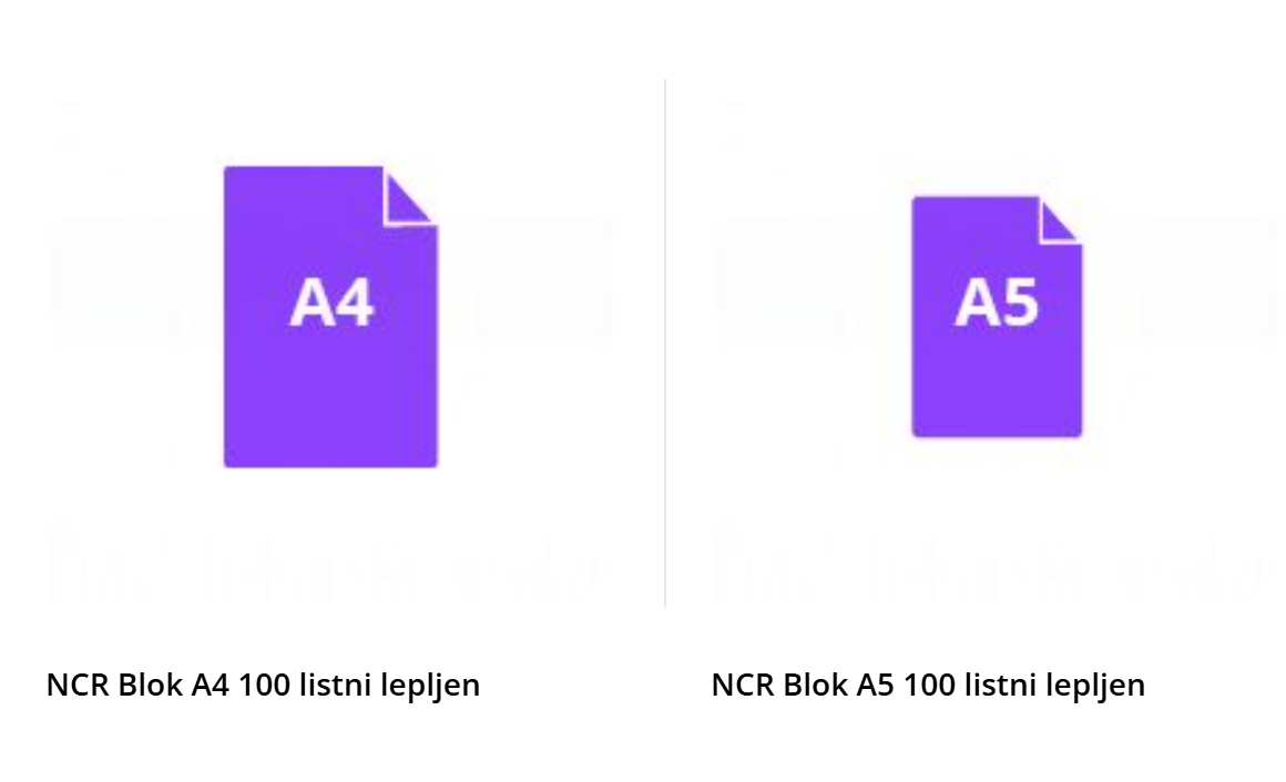 Tisk samokopirnih blokov za podjetja, obrtnike in administracijo